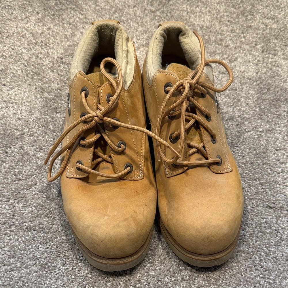 Lugz Men's Tan Lace-Up Work Boots